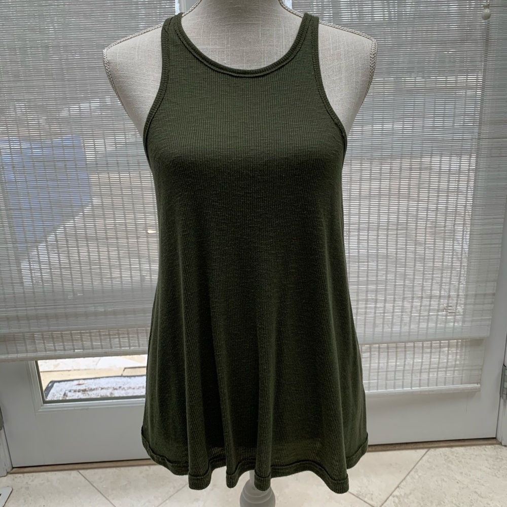 Free People Army Green Tank | Size Medium